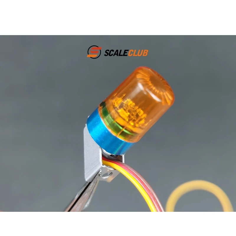 Scaleclub Model For 1/14 Truck Engineering Vehicle Excavator Rotary Engineering Light Warning Light Truck LESU DIY Model Rc Cars