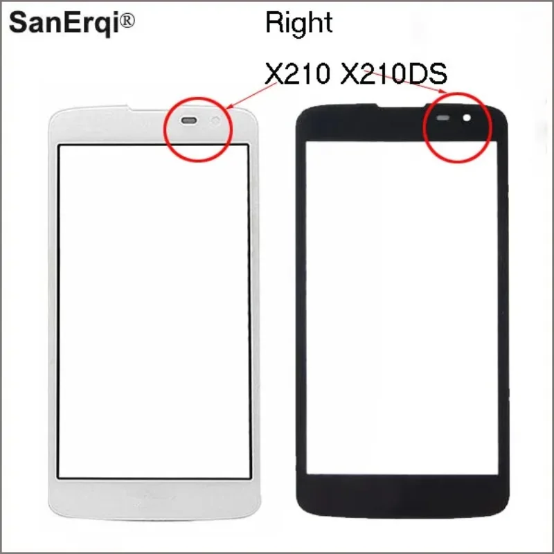 LCD Front Touch Screen Glass Outer Lens For LG K7 X210 X210DS