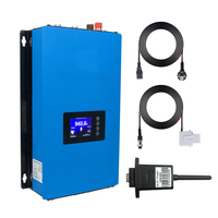 1KW 2KW On Grid Tie Solar Inverter 1000W 2000W for Solar Panel and Battery with Limiter and WIFI Plug DC 22-65v 45-90v 60-110v