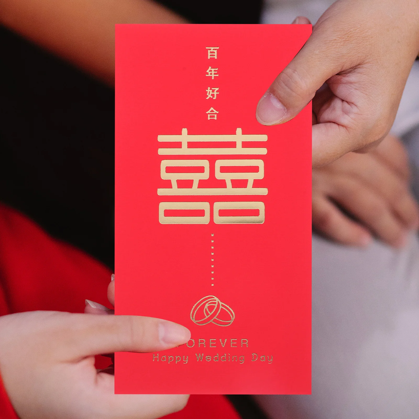 

6Pcs Wedding Red Envelopes Chinese Style Paper Money Pocket Decorative Red Packets for Festivals Money Gift Envelopes Wedding