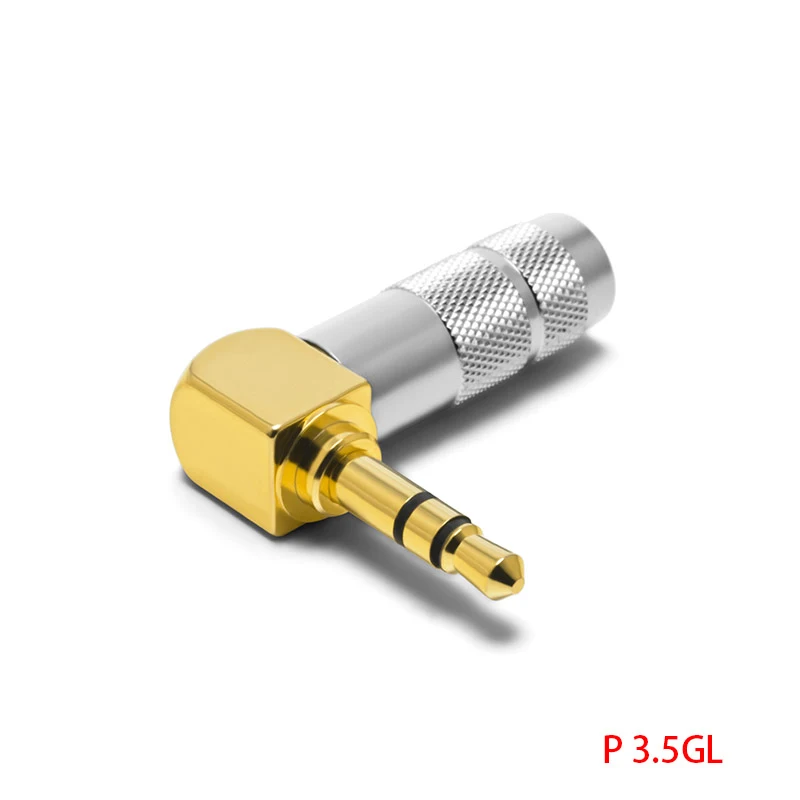1stücke-Adaptador de Audio Jack, Oyaide P, 3,5G, GL, SR, SRL, oro, rodio, 3,5mm, ESTÉREO