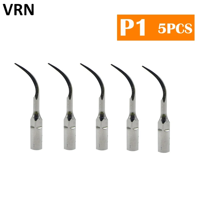 5 PCS/Set Dental Ultrasonic Scaler Tips P1 fit EMS Woodpecker Handpiece Dentistry Instrument