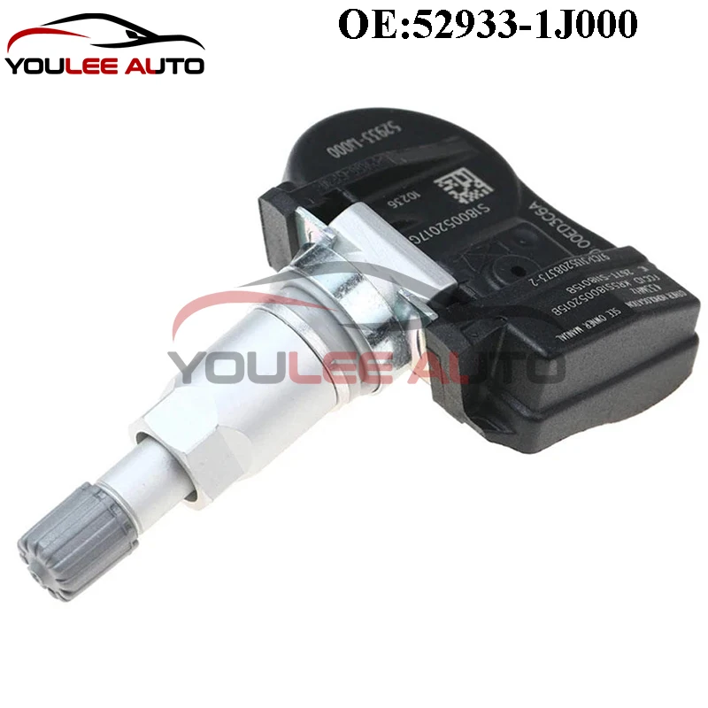 4PCS New 52933-1J000 529331J000 TPMS Tire Pressure Sensor 433MHz For Hyundai I20 IX20 Kia Optima Sorento Soul Venga Auto Parts