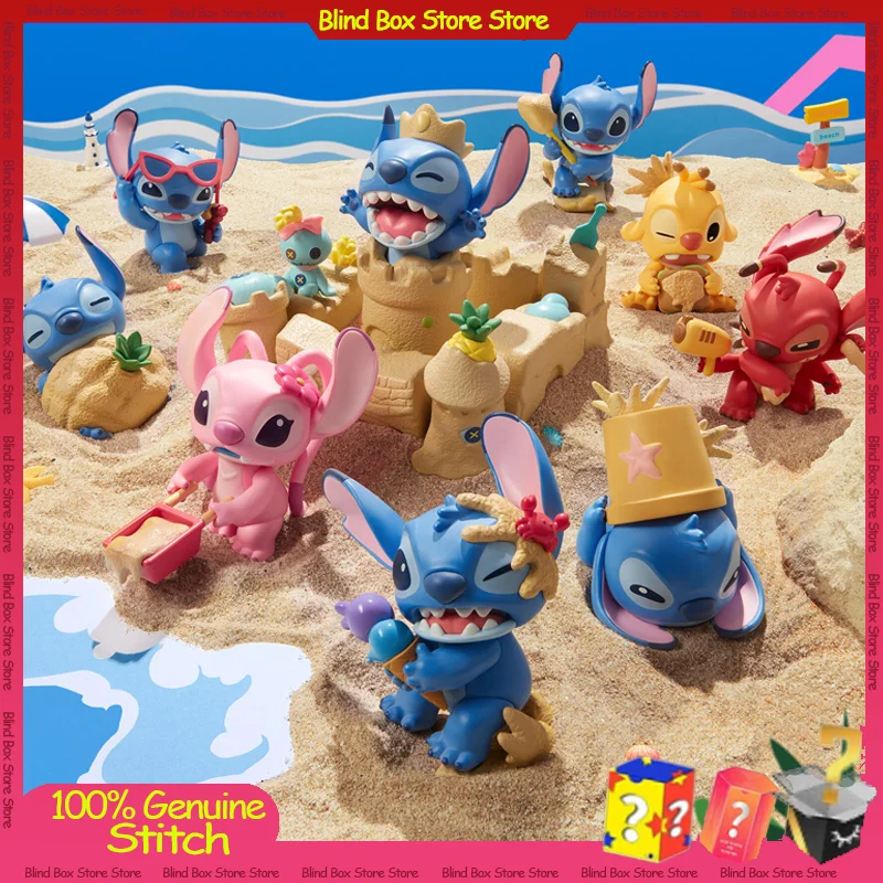 

Genuine Stitch Where has Xiao Jin gone series Blind Box fashion play decoration tabletop Gift kawaii Blind Box Toy Boy gift