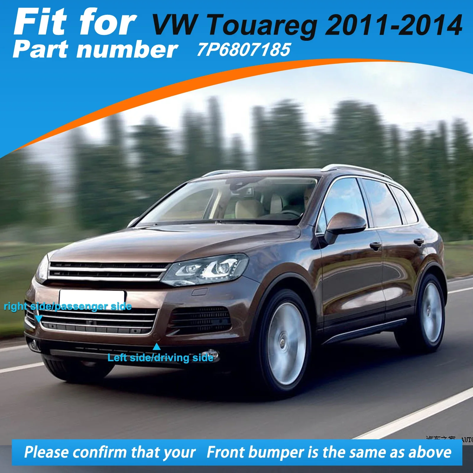 Voorbumper Trekhaak Cover Cap Voor VW Touareg 2011 2012 2013 2014 7P6807185 7P6807186 Trailer cover Auto Accessoires