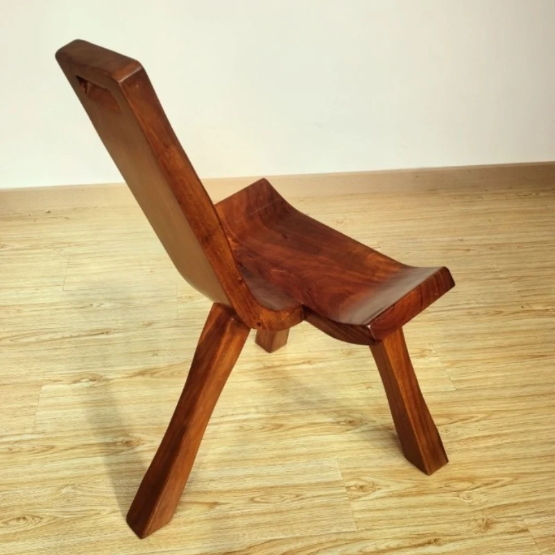 Nordic Ottomans Wooden Ergonomic Chairs Living Room Modern Elegant Lounge Chair Relaxing Chair Wirh Backrest Home Furniture