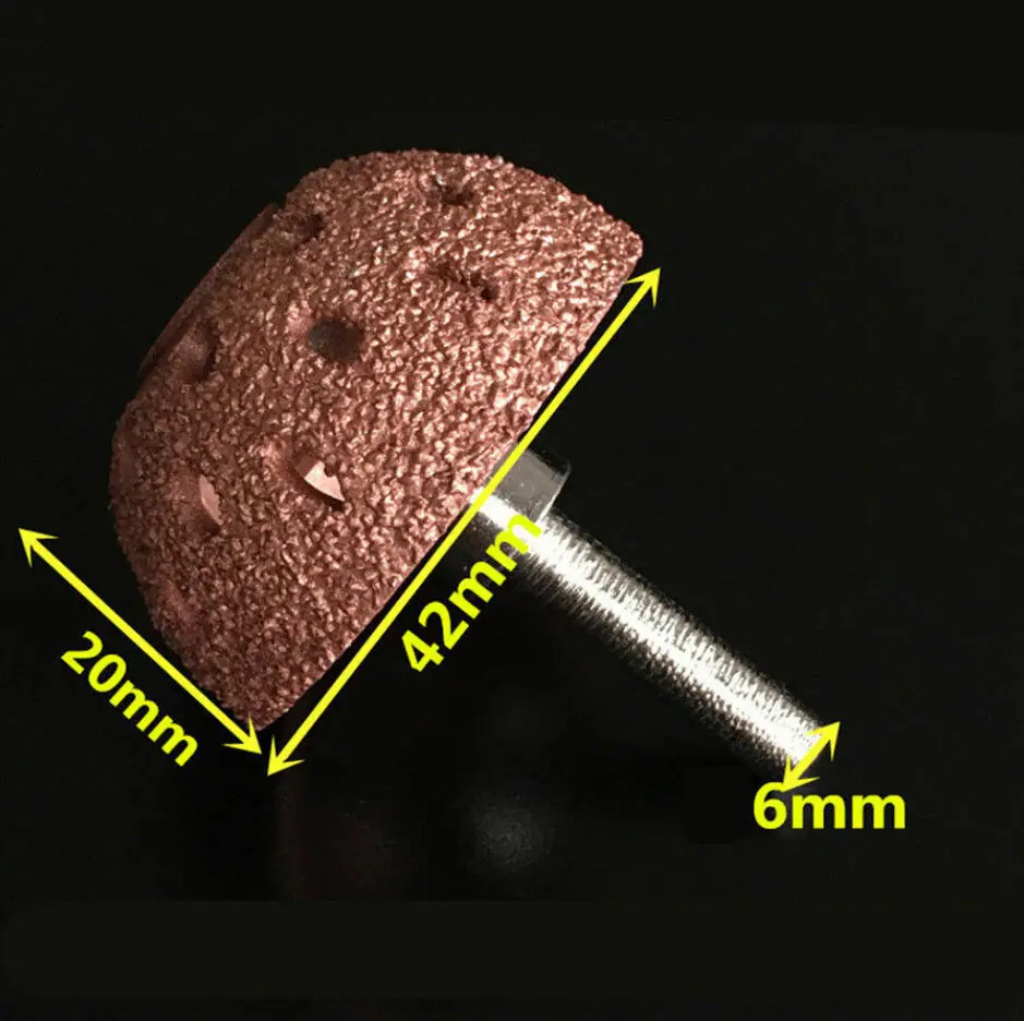 

1 шт., 42 мм, полировальное колесо, рашпиль из карбида вольфрама/контурная чашка с адаптером для оправки, шлифовальное колесо, профессиональный инструмент для ремонта шин