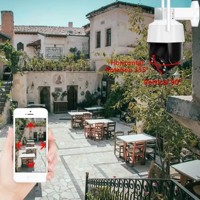 Telecamera di videosorveglianza da 5 MP Telecamera di sicurezza esterna da 4,5 pollici Zoom 20x Allarme LTE 3G SIM Card CCTV Telecamera PTZ 4G