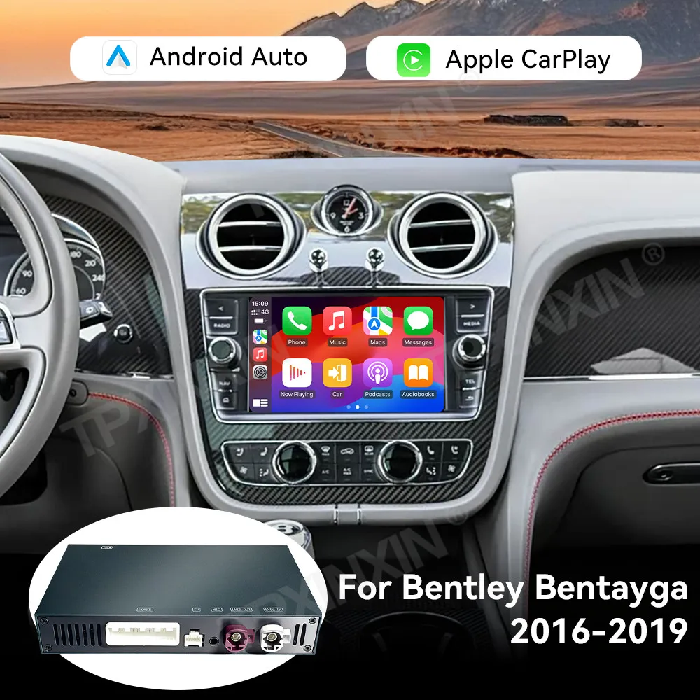 CarPlay Module Interface Box Wireless Carplay For Bentley Bentayga 2016-2019 Android Auto Interface Mirror Link Car accessories
