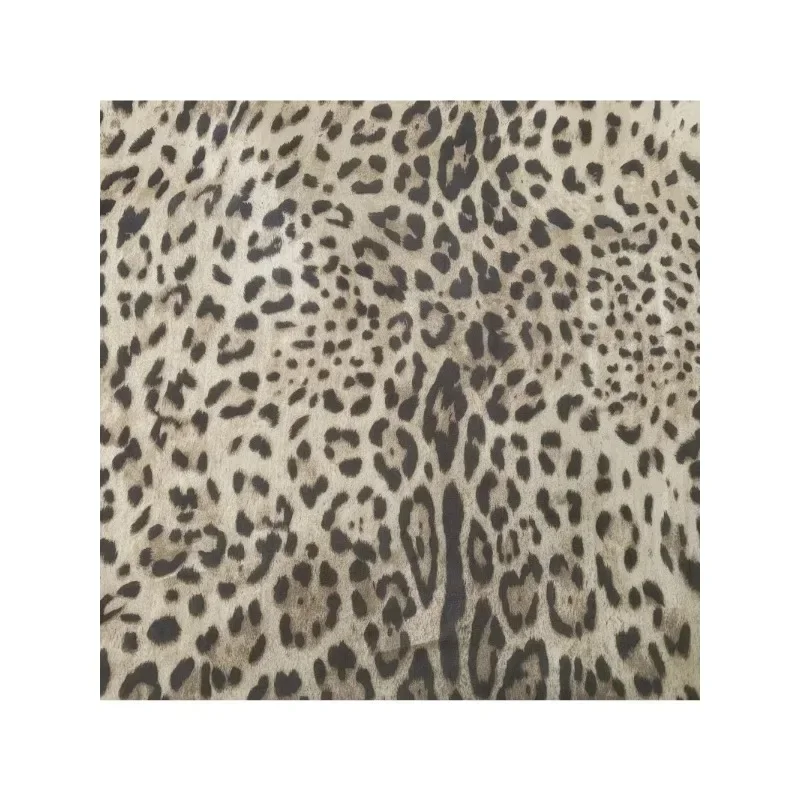 Classic Leopard Print High-quality Chiffon Clothing Fabric for Dress Scarves Polyester Handmade Diy Designer Fabrics 145x50cm