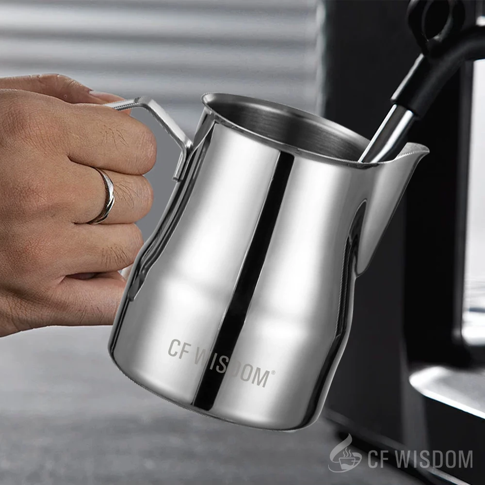 

Кувшин для вспенивания молока для любителей кофе, легко чистящаяся чашка для вспенивания молока, универсальный кувшин для молока, подарок на Рождество, День благодарения