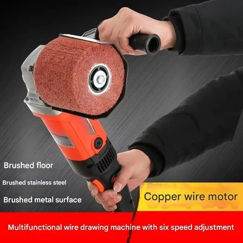 Adjustable 1400W 6-Speed Electric Metal Polisher Electric Wood Polishing Machine Mirror Polishing Machine for Stainless Steel
