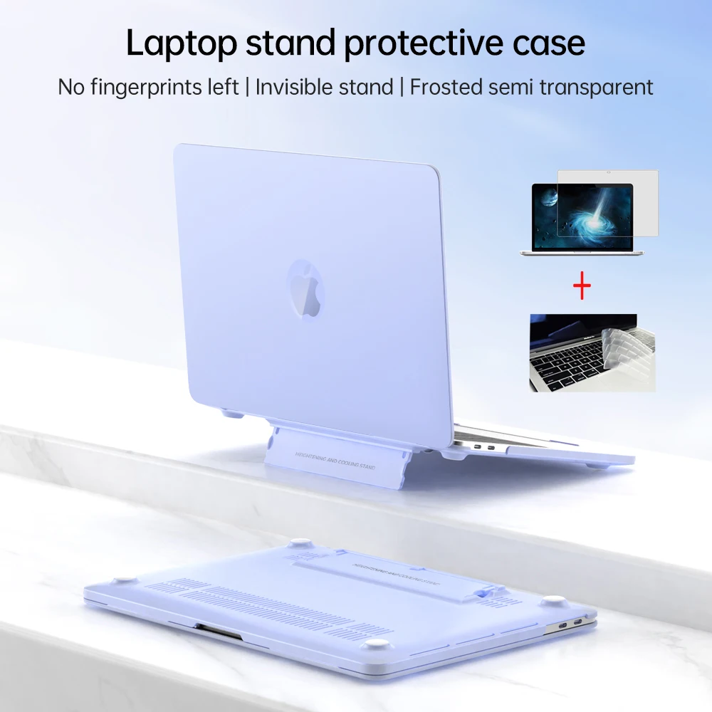 Dual use bracke 2023 Laptop Case For Macbook Air 15 13 Pro13 14.2 inch M1 M2 A2179A2337A2338A1708A1706A2289A2251A2442A2779A2681