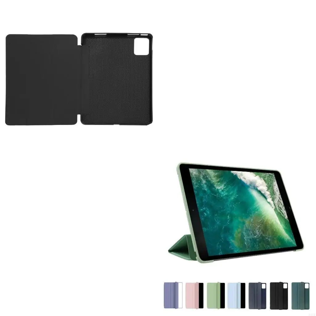 

896F современный откидной чехол-подставка для планшета Xiaoxin Pad 2024 11 дюймов, тонкий чехол с легким доступом, прочный