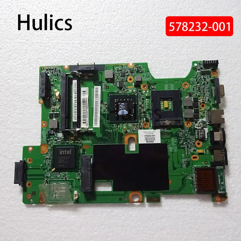 

Hulics Used 48.4FQ01.011 578232-001 For HP Compaq CQ60 G60 Laptop Motherboard GL40 DDR2