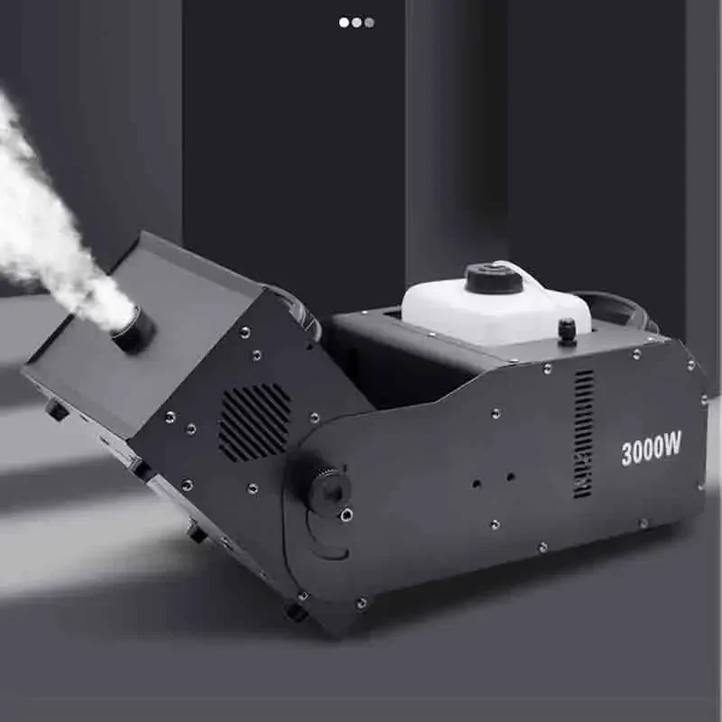 High-power remote-controlled smoke generator, 3000W constant temperature sprayer, multi-angle adjustable stage smoke machine