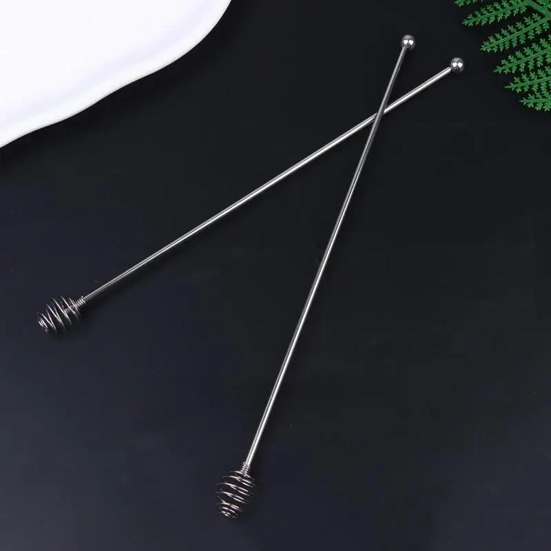 Stainless Steel Drink Stirrer 24CM Coffee Mixing Spoon Durable Non Rust Bar Accessory for Parties 1/2Pcs view 4