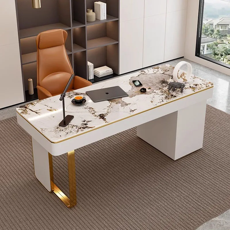 

Nordic Luxury Office Desks Designer Boss Computer Drawers Organizer Office Desk Study Mesas De Escritorio Home Furnitures