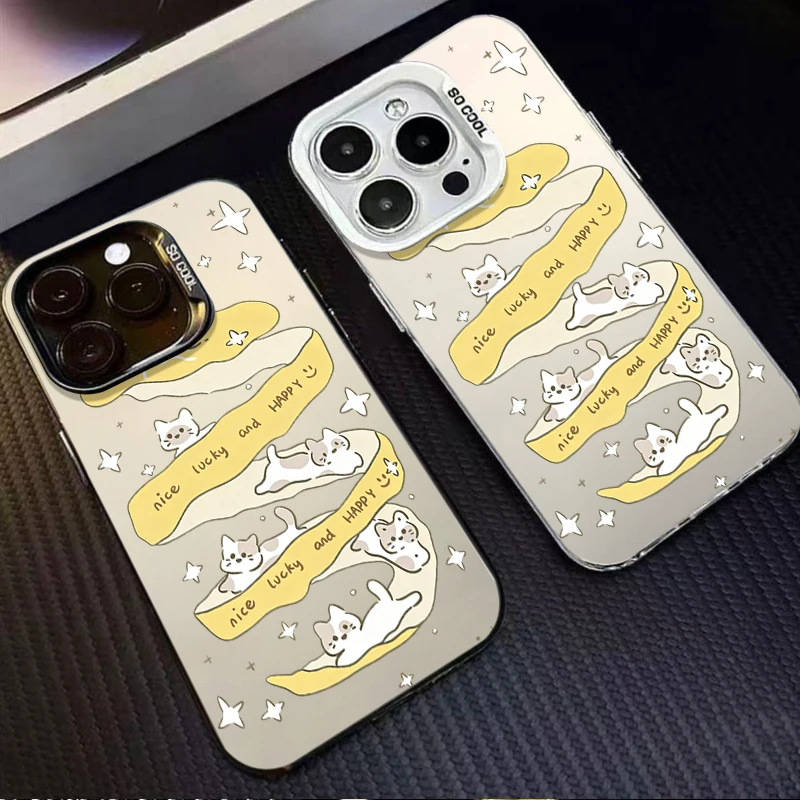 Healing Hand Drawn Animals Frosted Case for Samsung Galaxy A37 A36 A35 A34 A32 A26 A25 A24 A23 A22 5G 4G A17 A16 Acrylic Cover