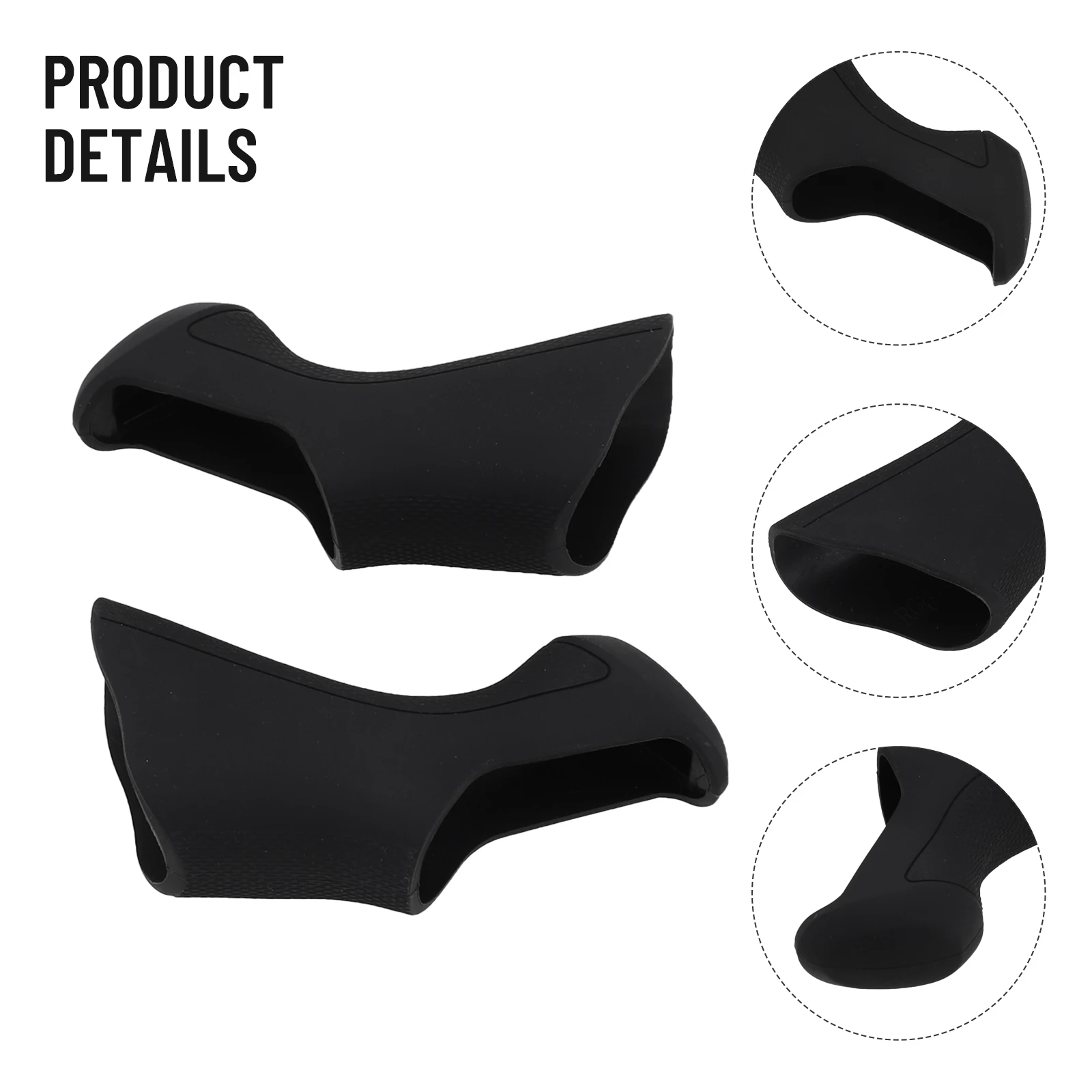 Bike Parts Gear Shift Covers Parts Replacement Road Bike Rubber Y00S98060 1 Pair Accessories Black For Di2 ST-6870