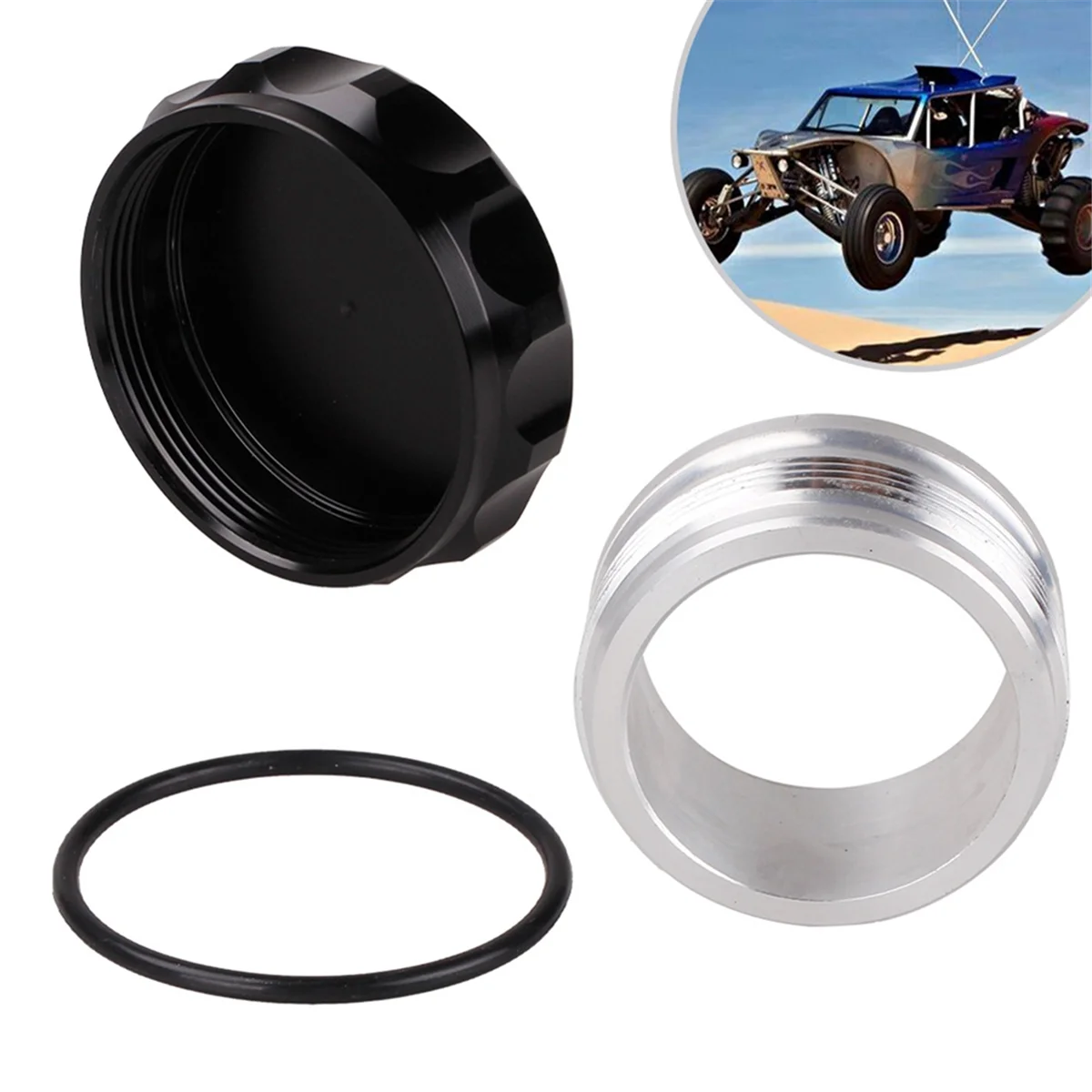 Universal Car Modified Weld on Oil Fuel Tank Cap Water Tank Cover Filler Neck and Cap Car Modification Accessories 2 in