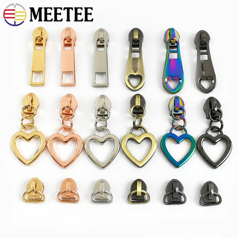 

10/20/30Pcs 5# Nylon Zipper Sliders for Sewing Bag Clothing Zippers Pulls Jacket Backpack Zip Head Repair Kits DIY Accessories