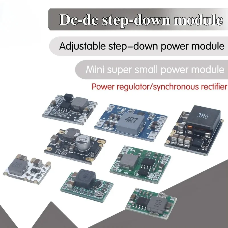 3A 5A 8A DC-DC Buck Step-down Power Supply Module 5V-12V 24V to 5V 3.3V 9V 12V Fixed Output High-Current MINI560