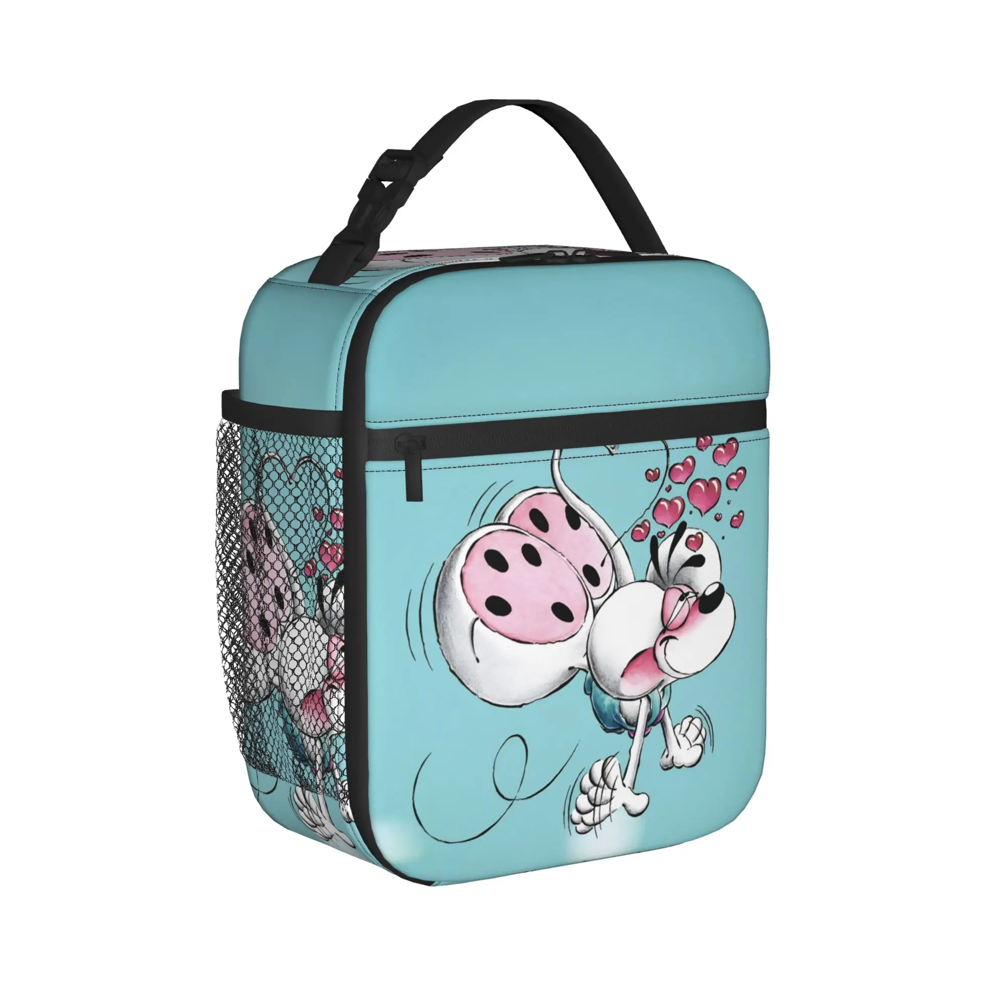 Cute Cartoon D-Diddl Mouse Thermal Insulated Lunch Bags for Picnic  Portable Food Bag Cooler Thermal Lunch Boxes