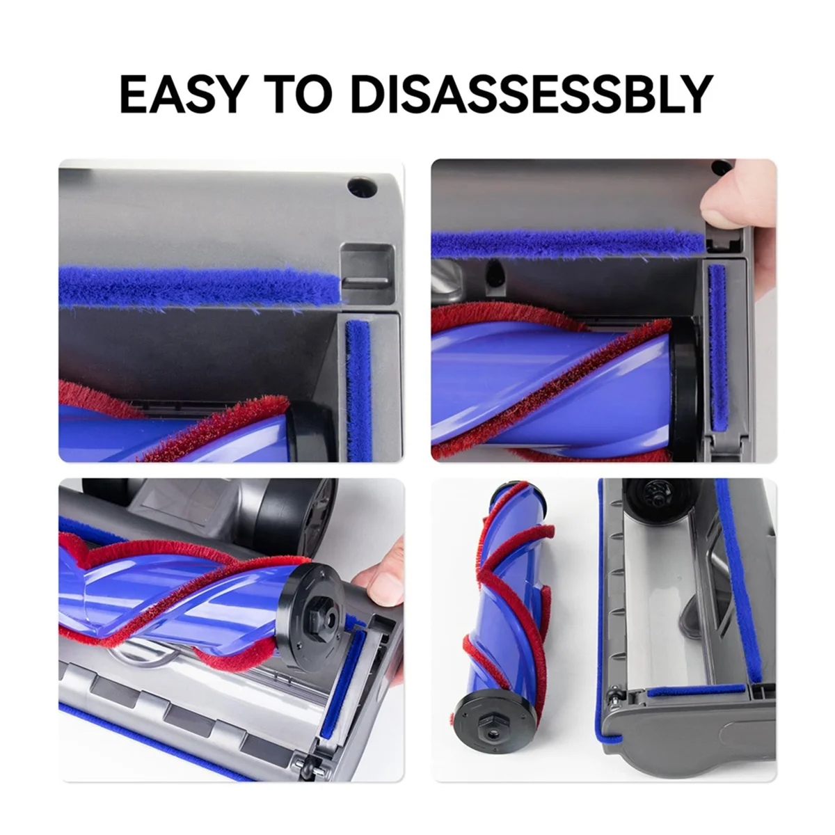 Популярная запасная часть для пылесоса Dyson V6 DC58 DC59 DC62 DC72 DC74, электрическая насадка для щетки для пола для паркетного пола