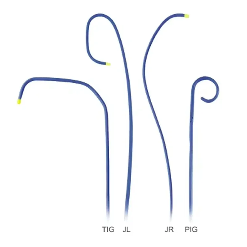 Medical Cardiovasular Cardiology Products Disposable Diagnostic Catheter Angiography Catheter