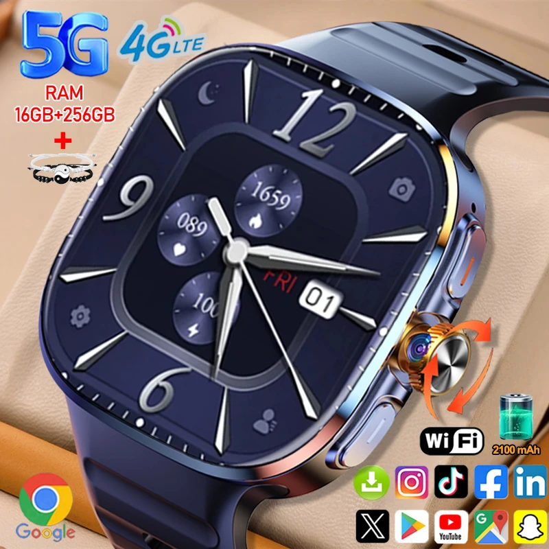 �y�Z�[�����z4G �X�}�[�g�E�H�b�` �����Y 720*720 HD AMOLED 2.40�C���`�X�N���[�� 2100mAh 900W �r�f�I�ʘb Google Play WIFI GPS 5G �X�}�[�g�E�H�b�` 16GB+256GB RAM