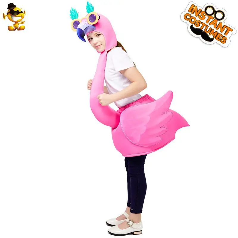 

Children's Halloween Flamingo Costume Party Cosplay Stage Performance Dress up Dance Party Outfit 2011 Winter Collection