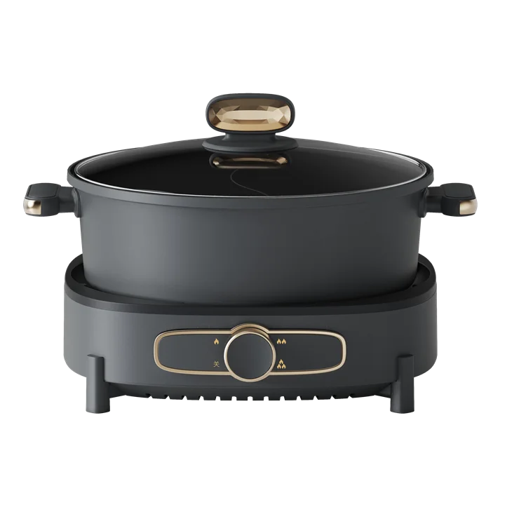 

New Products Multipurpose Electric Cooking Pot Round Household Appliances