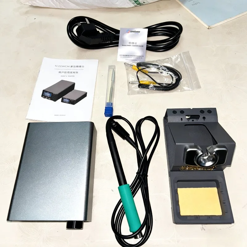 

Паяльная станция GEEBOON TC22 240W + ручка T115 + паяльное жало C115-K 30W MAX