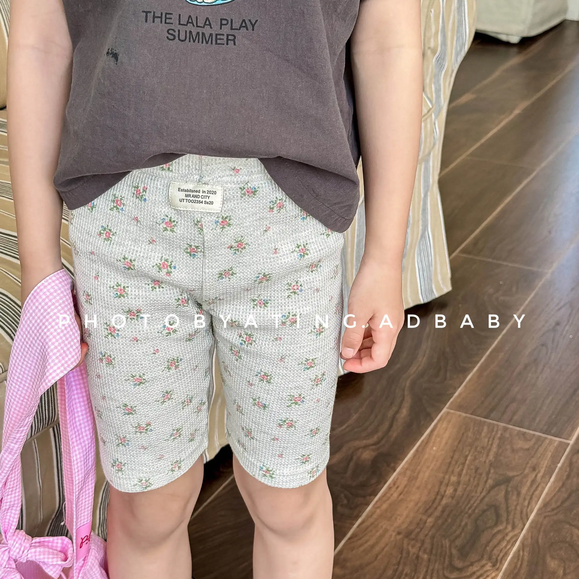 

2025 Summer New Girls Floral Shorts Children Cotton Shorts Baby Girls Cotton High Waist Leggings Fashion Kids Clothes
