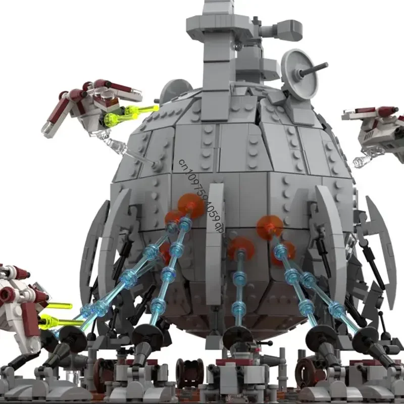 New 2667Pcs Famous Star Battle Movie Moc Core Ship Diorama Model Building Blocks Diy Creative Ideas Bricks Toy Birthday Gift view 4