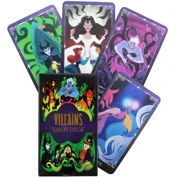 Villaines Tarot Decks Juegos de mesa de adivinación de alta calidad Juegos de entretenimiento para fiestas Juego de cartas ocultas