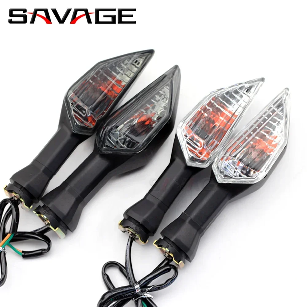 Turn Signals For KAWASAKI NINJA ZX6R 400 250 125 Z650 Z400 Z250 Z125 Z900 VERSYS X 300 Flashing Blinker Motorcycle Accessories