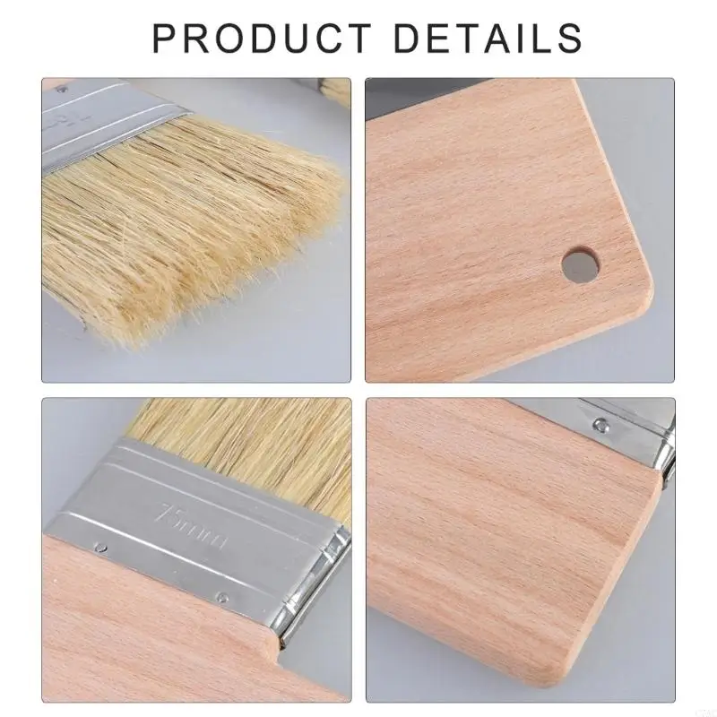 Comfortable Grip Double Ended Wall Paint Brush Construction Tool Smooth Application Suitable for Artists DIY Enthusiasts