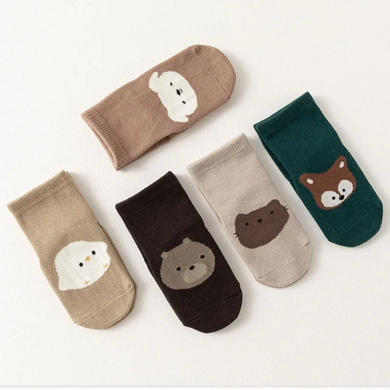 6 أزواج الرضع الطفل الترامبولين الجوارب 2026 الربيع الكرتون الحيوان الأطفال جوارب يمكن السير بها على الأرض الاطفال الفتيات عدم الانزلاق جوارب داخلية