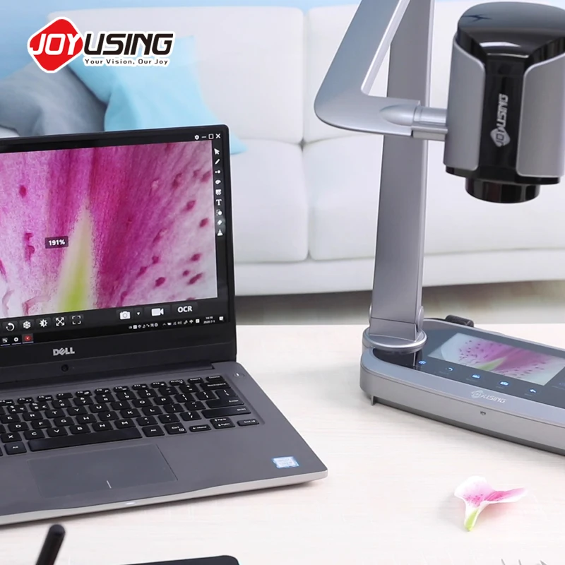 Joy-DocCam V1XS 12x Optical Zoom Document Camera 60fps Smooth Image Output Visualizer