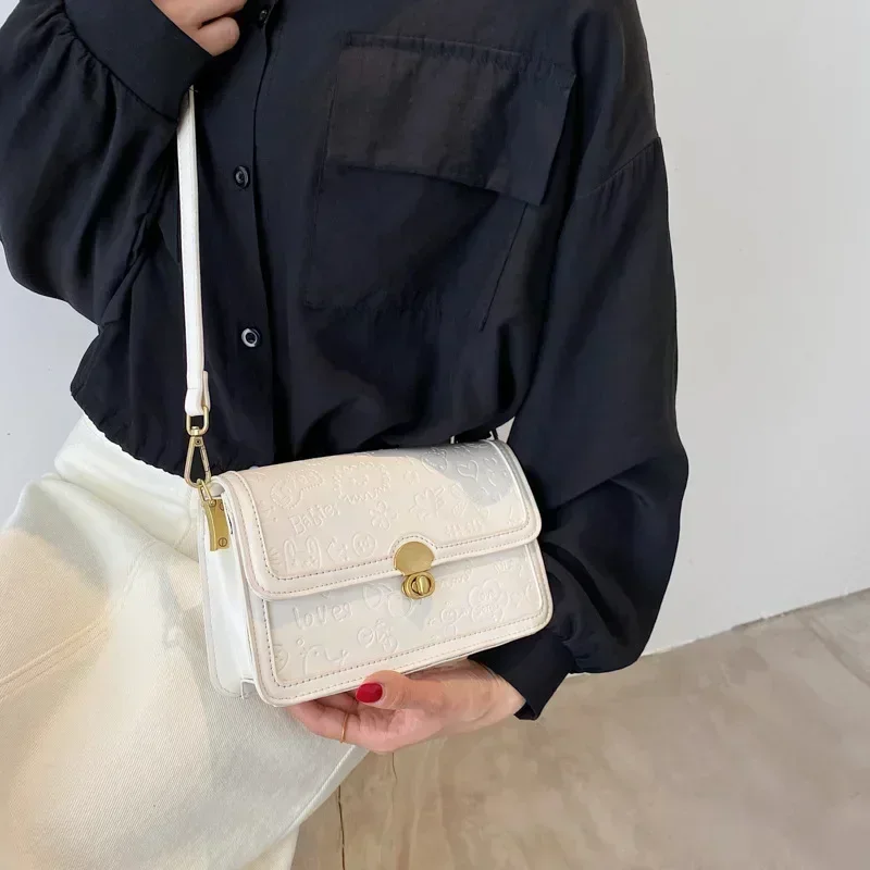 Leather Crossbody Bags For Women 2021 Travel Handbag Fashion Simple Shoulder Simple Bag Ladies Cross Body Bag