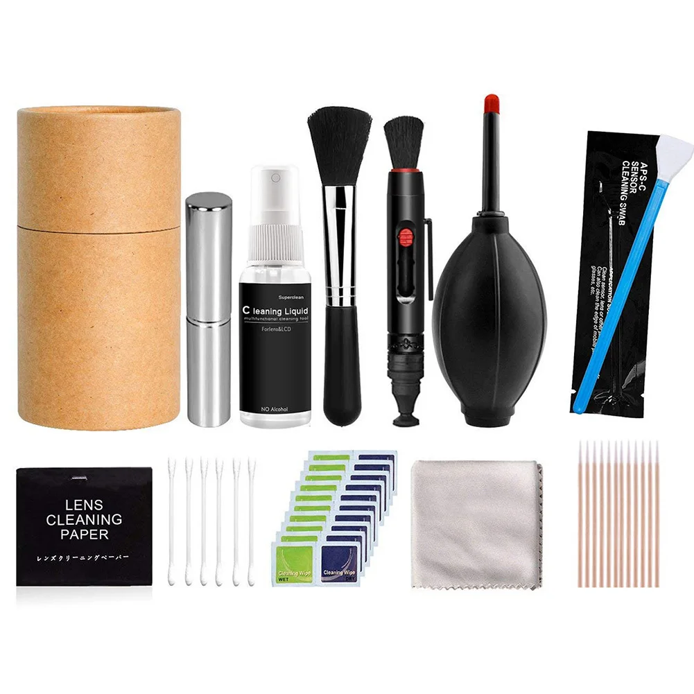 Professional Camera Computer Cleaning Lens Camera Cleaning Kit Earphone Cleaning Tools Supplies for Household