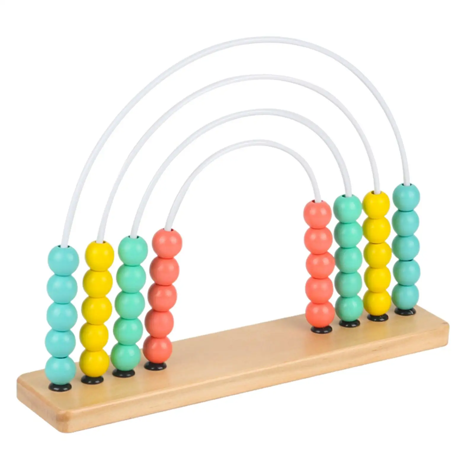 Wooden Abacus Brinquedos educativos para crianças, Contando miçangas, Habilidades matemáticas precoces