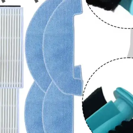 Main Side Brush Filter Mop Cloth Kit For MONSGA MS/1 M/ax For Liectroux M/70 P/ro For Ultenic D10 Robot Vacuum Cleaner Accessory