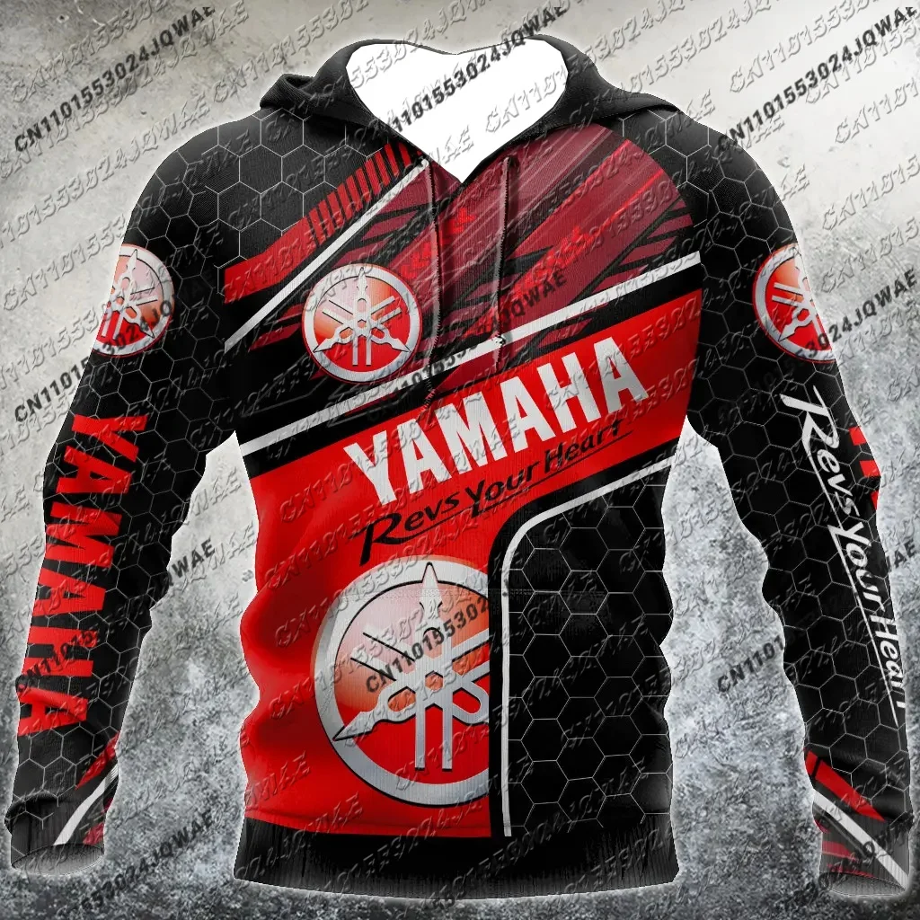 

Yamaha Hooded Sweatshirt Men Women Autumn/AWinter Loose Comfortable Casual Fashionable Top Motorcycle Racing Cycling Sports Top