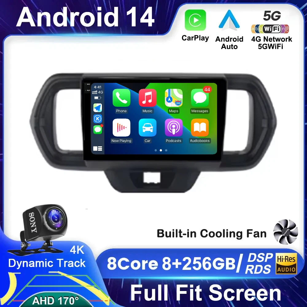 Android 14 For Toyota Passo III 3 2016 - 2021 Right hand driver Car Radio Multimedia Wireless Carplay 5G wifi BT GPS Navigation