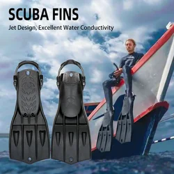 Professional Scuba Diving Snorkel Fins Adjustable Buckles Swimming Flippers Short Silicone Frog Shoes For Adult Diving Equipment