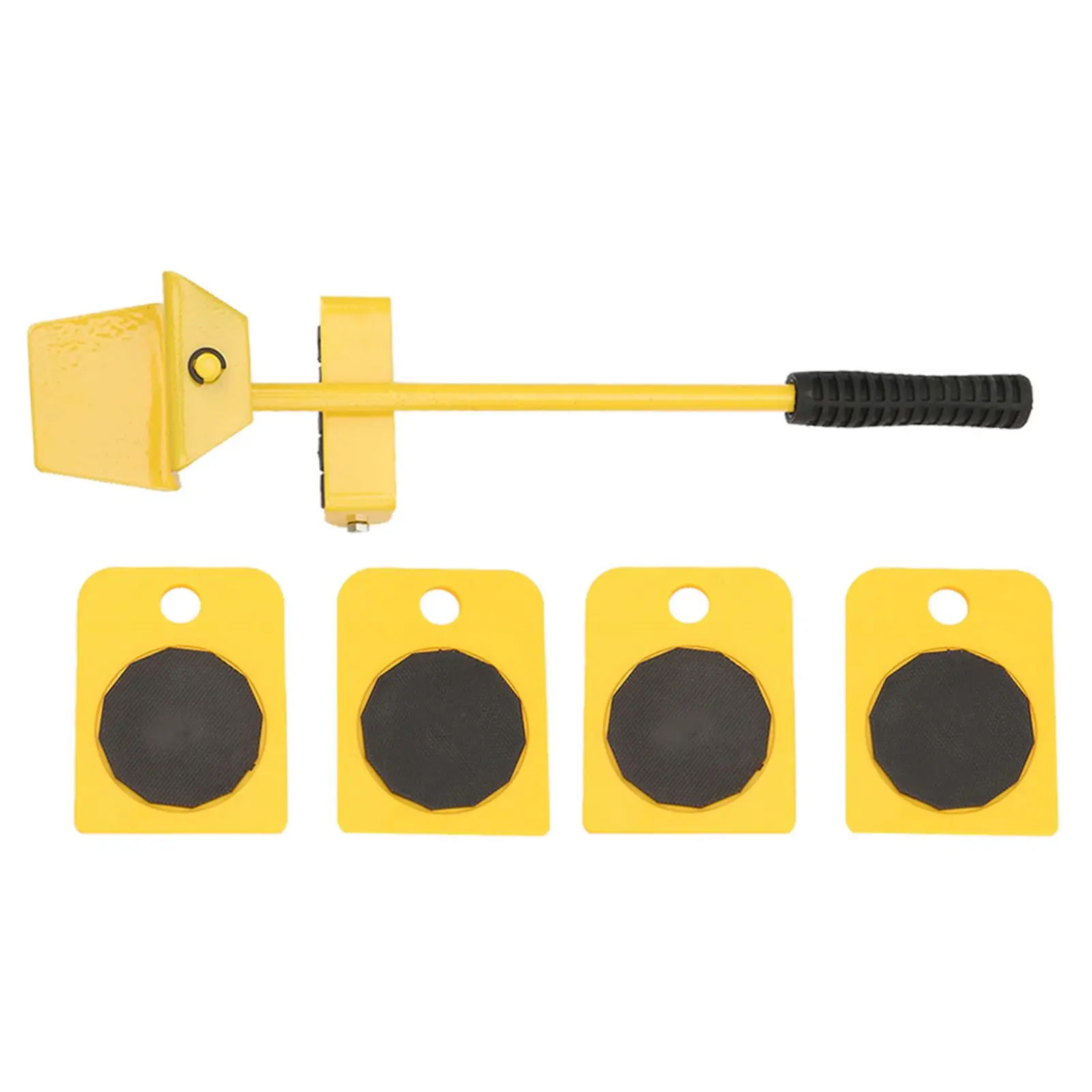 for heavy Duty Yellow Furniture Lifter Set - 150KG Capacity Moving Plate & Tool for Easy Transport of for heavy Objects