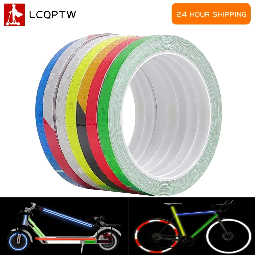 Reflektierendes Klebeband Aufkleberstreifen für Ninebot Max G30 F20 für Xiaomi M365 Pro 4PRO Elektroroller Radnabenaufkleber Fluoreszierend
